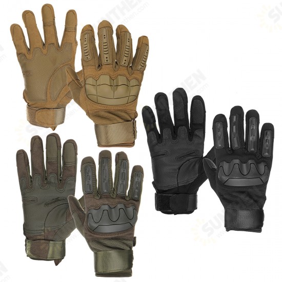 1 Pair Tactical Gloves Microfiber Nylon Multifunction Shockproof Anti-slip Tactical Gloves Hunting Gloves Work Gloves