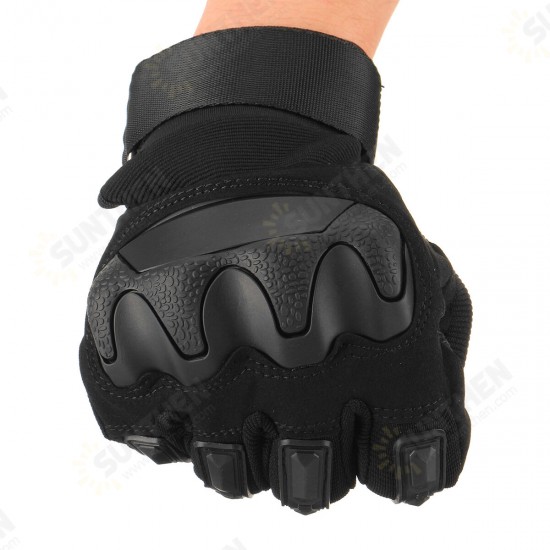 1 Pair Tactical Gloves Microfiber Nylon Multifunction Shockproof Anti-slip Tactical Gloves Hunting Gloves Work Gloves