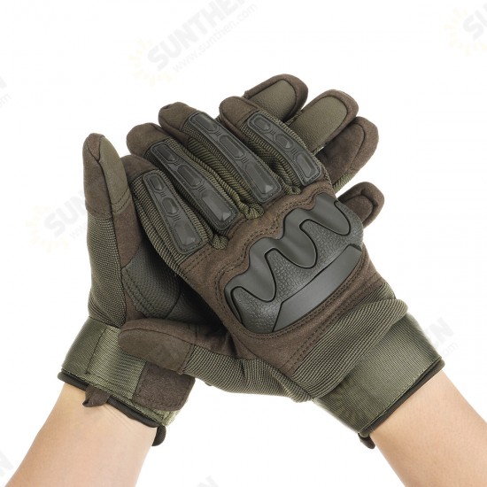 1 Pair Tactical Gloves Microfiber Nylon Multifunction Shockproof Anti-slip Tactical Gloves Hunting Gloves Work Gloves