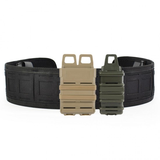 BT005 Oxford Cloth Outdoor Field CS Molle System Multi-use Equipment Army Girdle Tactical Belt Set