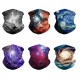 Basic Unisex 25x50cm Multifunction Polyester Starry Sky Digital Printed Headscarf Wind-proof Dust-proof Neck Protector Face Mask Fishing