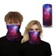 Basic Unisex 25x50cm Multifunction Polyester Starry Sky Digital Printed Headscarf Wind-proof Dust-proof Neck Protector Face Mask Fishing