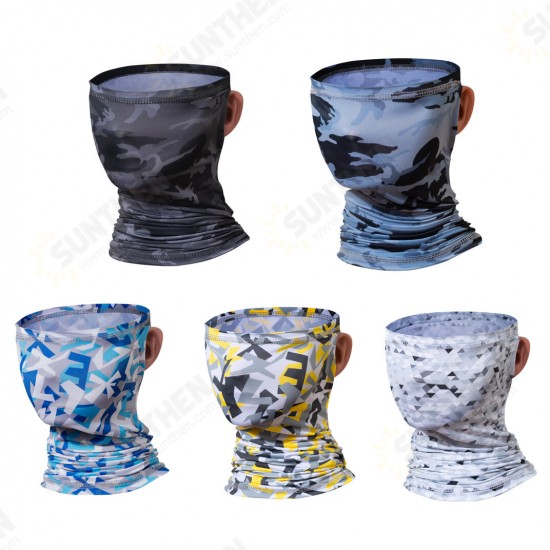 Breathable Ice Silk UV Protection Neck Gaiter Half Face Cover Sunscreen Absorb Sweat Mask Neck Scarf For Running Fishing Cycling Breathable Ice Silk UV Protection Neck Gaiter Half Face Cover Sunscreen Absorb Sweat Mask Neck Scarf For Running Fishing Cycling