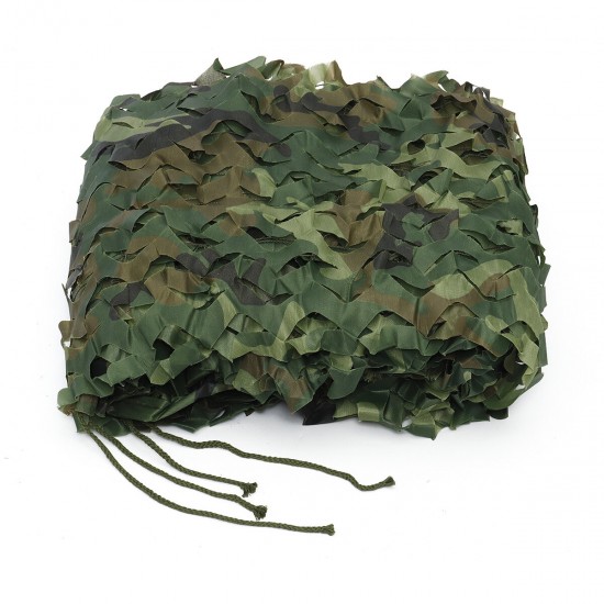 Camouflage Army Green Trap Net Military Hunting Trap Woodland Leaves Sunshade Net