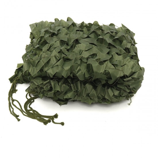 Camouflage Army Green Trap Net Military Hunting Trap Woodland Leaves Sunshade Net