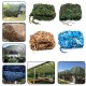 Camouflage Army Green Trap Net Military Hunting Trap Woodland Leaves Sunshade Net