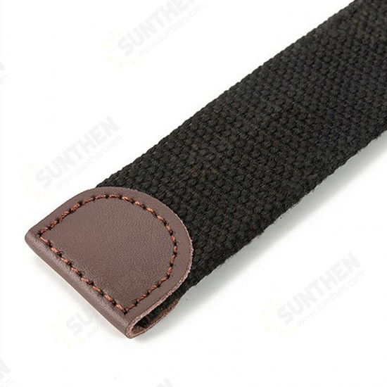 Casual Men's Tactical Belt Adjustable Length Automatic Buckle Outdoor Canvas Casual Belt