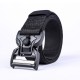 Casual Nylon Tactical Belt Adjustable Plastic Magnetic Buckle Wear-resistant Outdoor Canvas Casual Belt for Men