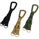 D Shape Tactical Buckle Climbing Buckle Carabiner Multifunctional Woven Key Chain Backpack Accessories