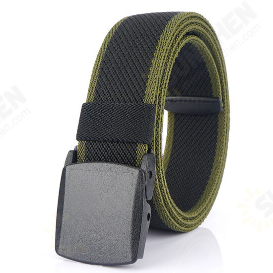 125cm 3.8cm Width Men Fashion Nylon Automatic Buckle Waist Belts Quick Unlock Tactical Belt For Outdoor Sports Training