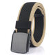 125cm 3.8cm Width Men Fashion Nylon Automatic Buckle Waist Belts Quick Unlock Tactical Belt For Outdoor Sports Training