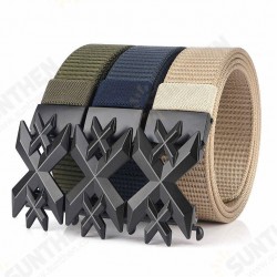 125cm Men Fashion Nylon No Holes Waist Belts Tactical Belt Quick Unlock With Metal Buckle Long Belt 125cm Men Fashion Nylon No Holes Waist Belts Tactical Belt Quick Unlock With Metal Buckle Long Belt