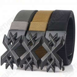 125cm Men Fashion Nylon No Holes Waist Belts Tactical Belt Quick Unlock With Metal Buckle Long Belt 125cm Men Fashion Nylon No Holes Waist Belts Tactical Belt Quick Unlock With Metal Buckle Long Belt