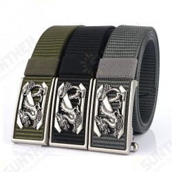 Metal Press Buckle Belt Men's Tactical Belt,Leisure Breathable Nylon Waist Belt Metal Press Buckle Belt Men's Tactical Belt,Leisure Breathable Nylon Waist Belt
