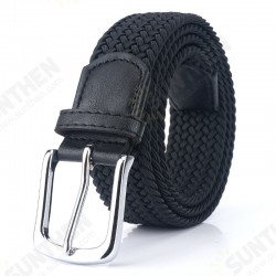 S7E 125cm 3.4cm Elastic Canvas Waist Belt Adjustable Canvas Casual Belt Tactical Belt For Men Woman Students S7E 125cm 3.4cm Elastic Canvas Waist Belt Adjustable Canvas Casual Belt Tactical Belt For Men Woman Students