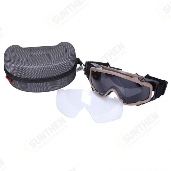 Tactical Windproof Goggles Outdoor Dustproof Protective Glasses Military Helmet Eyewear Eye Protection Oculos