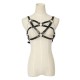 Goth Leather Body Harness Metal Chains Necklace Women Bra Top Chest Chain Belt Witch Gothic Punk Fashion Girl Festival Jewelry