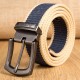 ZK15 140cm 3.8cm Cutable Adjustable Tactical Belt Durable Canvas Casual Belt