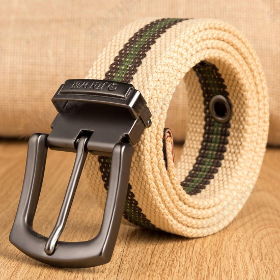 ZK15 140cm 3.8cm Cutable Adjustable Tactical Belt Durable Canvas Casual Belt