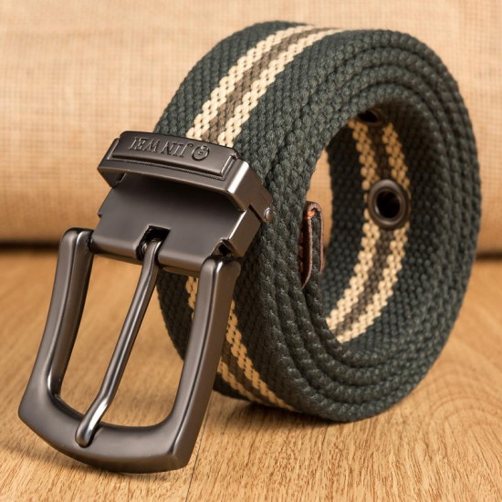 ZK15 140cm 3.8cm Cutable Adjustable Tactical Belt Durable Canvas Casual Belt