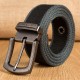 ZK15 140cm 3.8cm Cutable Adjustable Tactical Belt Durable Canvas Casual Belt