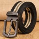 ZK15 140cm 3.8cm Cutable Adjustable Tactical Belt Durable Canvas Casual Belt