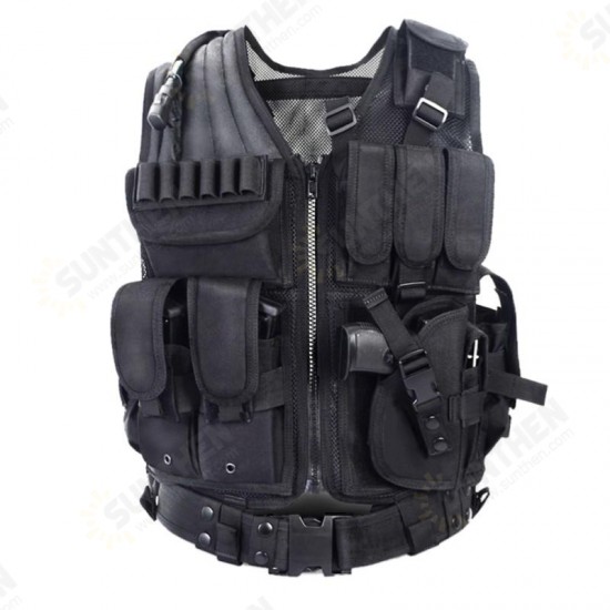 19 Military Tactical Vest Molle Combat CS Assault Protective Vest