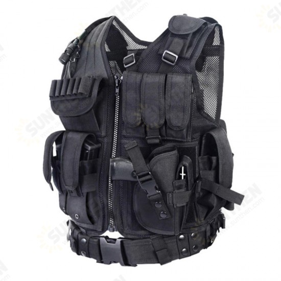 19 Military Tactical Vest Molle Combat CS Assault Protective Vest