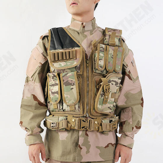 19 Military Tactical Vest Molle Combat CS Assault Protective Vest