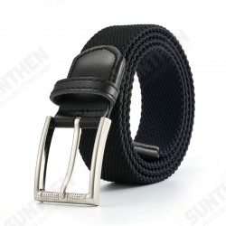 P7B Nylon Waist Belt Leisure Belts Alloy Elastic Weave Stretch Thick Waist-belt P7B Nylon Waist Belt Leisure Belts Alloy Elastic Weave Stretch Thick Waist-belt