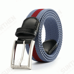 P7B Nylon Waist Belt Leisure Belts Alloy Elastic Weave Stretch Thick Waist-belt P7B Nylon Waist Belt Leisure Belts Alloy Elastic Weave Stretch Thick Waist-belt