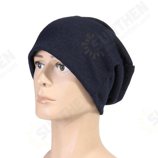 Knitted Hat Cotton Winter Ski Running Hunting Cycling Warm Cap