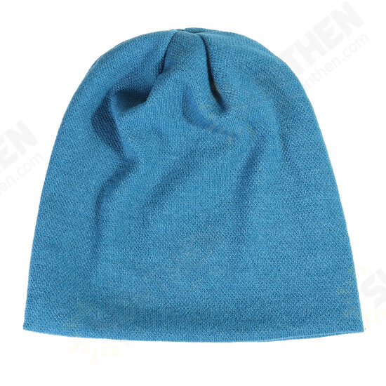 Knitted Hat Cotton Winter Ski Running Hunting Cycling Warm Cap