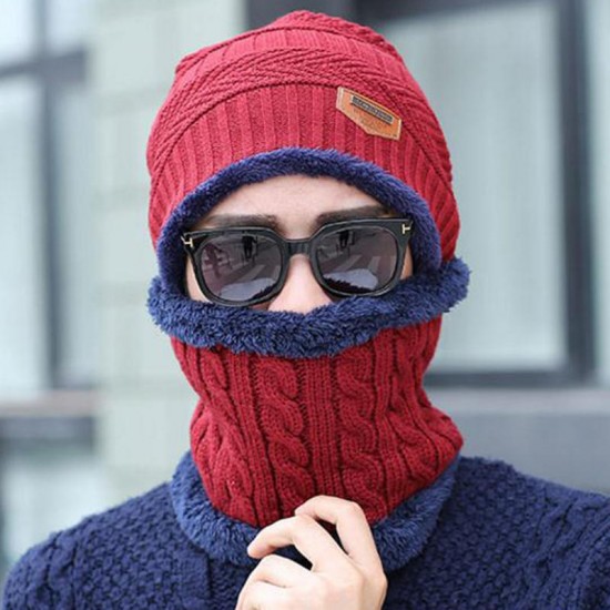 Men Women Knitted Hat Warmer Winter Hats Outdoor Sports Hunting Hiking