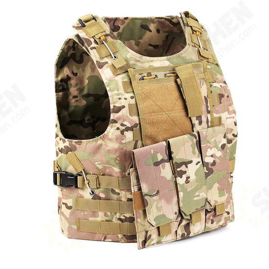 Military Tactical Vest Molle Combat Assault Plate Carrier Tactical Vest CS Outdoor Clothing Hunting Vest