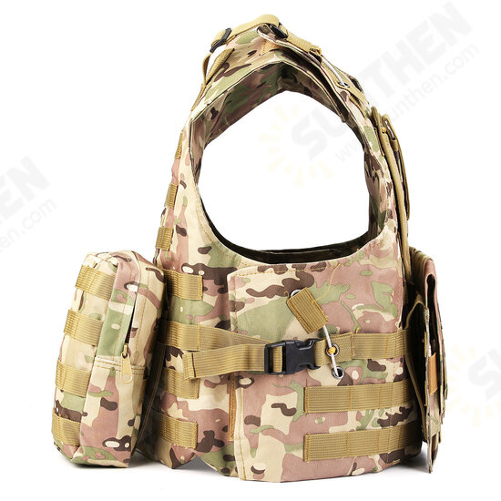 Military Tactical Vest Molle Combat Assault Plate Carrier Tactical Vest CS Outdoor Clothing Hunting Vest Military Tactical Vest Molle Combat Assault Plate Carrier Tactical Vest CS Outdoor Clothing Hunting Vest