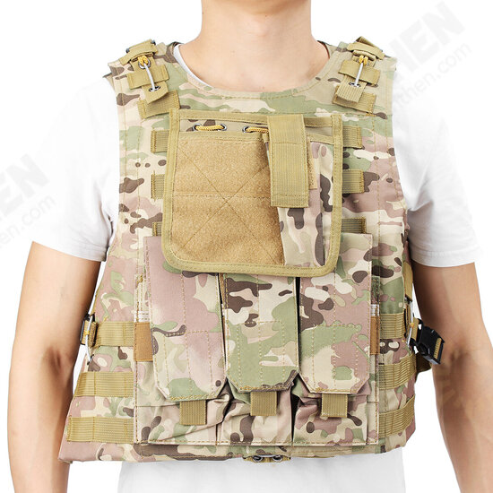 Military Tactical Vest Molle Combat Assault Plate Carrier Tactical Vest CS Outdoor Clothing Hunting Vest Military Tactical Vest Molle Combat Assault Plate Carrier Tactical Vest CS Outdoor Clothing Hunting Vest