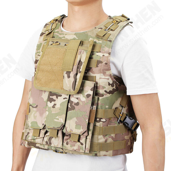 Military Tactical Vest Molle Combat Assault Plate Carrier Tactical Vest CS Outdoor Clothing Hunting Vest