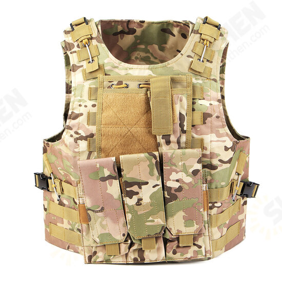 Military Tactical Vest Molle Combat Assault Plate Carrier Tactical Vest CS Outdoor Clothing Hunting Vest Military Tactical Vest Molle Combat Assault Plate Carrier Tactical Vest CS Outdoor Clothing Hunting Vest