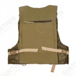 Multi-pocket Men Tactical Vest Outdoor Fishing Quick Dry Waistcoat Jacket Multi-pocket Men Tactical Vest Outdoor Fishing Quick Dry Waistcoat Jacket