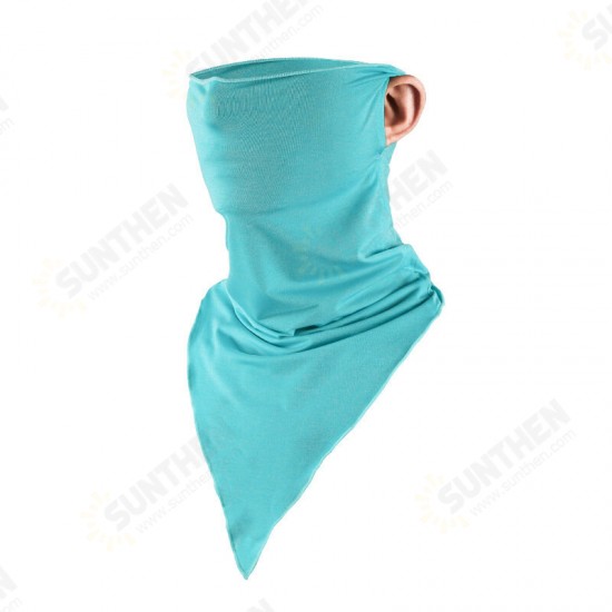 Multifunction Cycling Breathable Face Mask Running Sport Windproof Dustdroof Neck Scarf Ice Silk Triangle Scarves