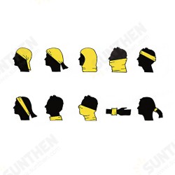 Multifunction Cycling Face Mask Breathable Windproof Dustproof Neck Head Bands Sunscreen Neck Head Scarf