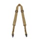 Multifunctional Tactical Belt Nylon Hanging Rope Elastic Adjustable Buckle Bungee Sling For Outdoor Camping Shooting