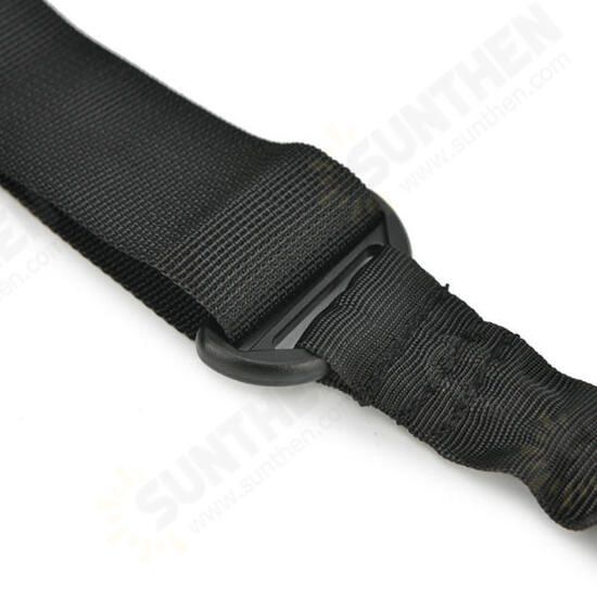 Multifunctional Tactical Belt Nylon Hanging Rope Elastic Adjustable Buckle Bungee Sling For Outdoor Camping Shooting