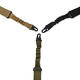 Multifunctional Tactical Belt Nylon Hanging Rope Elastic Adjustable Buckle Bungee Sling For Outdoor Camping Shooting