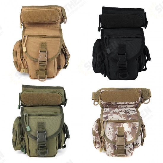 Nylon Tactical Waist Bag Military Belt Buckle Pouches Storage Bag Leg Bag Outdoor Hunting Climbing