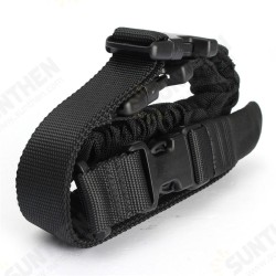 Outdoor Sling Two-Point Elastic Waist Belt Strap Quick Release Emergency Safety Rescue