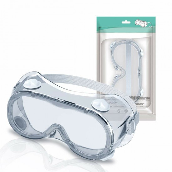 PVC Transparent Anti-Fog Goggles Dustproof Splashing Impact Resistant Glasses Safety Salivaproof Goggles