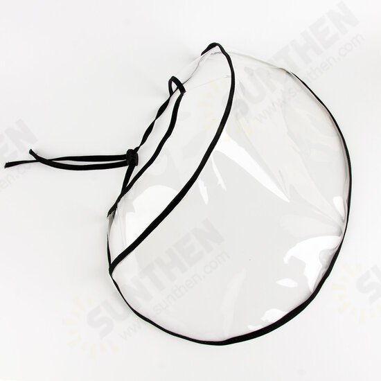 PVC Transparent Breathable Splash-proof Dustproof Full Face Mask Disassembleable For All Hats Fishman Hats Anti-fog Anti-spit Face Shield