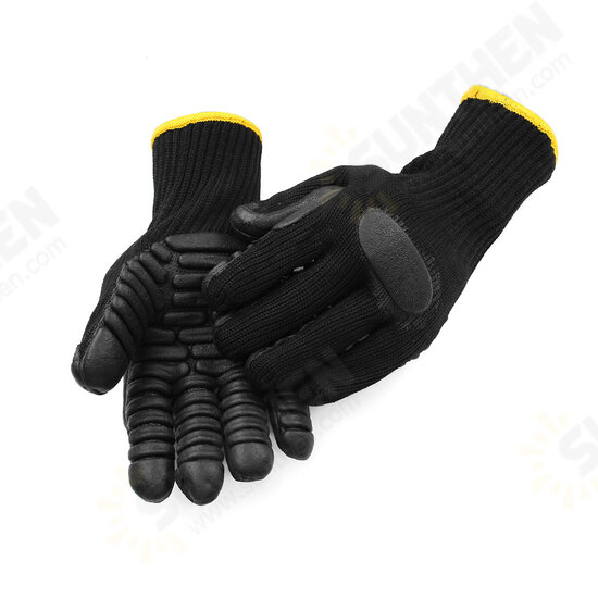 Rubber Touch Screen Gloves Anti-slip Shockproof Worker Safe Gloves Thickened Mining Drill Work Tactical Gloves for Women Men